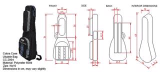 Tenor Ukulele Bag Dimensions 